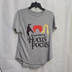 DISNEY Kids Size L (11-13) Gray Hocus Pocus Graphic T-Shirt NEW, no Tags